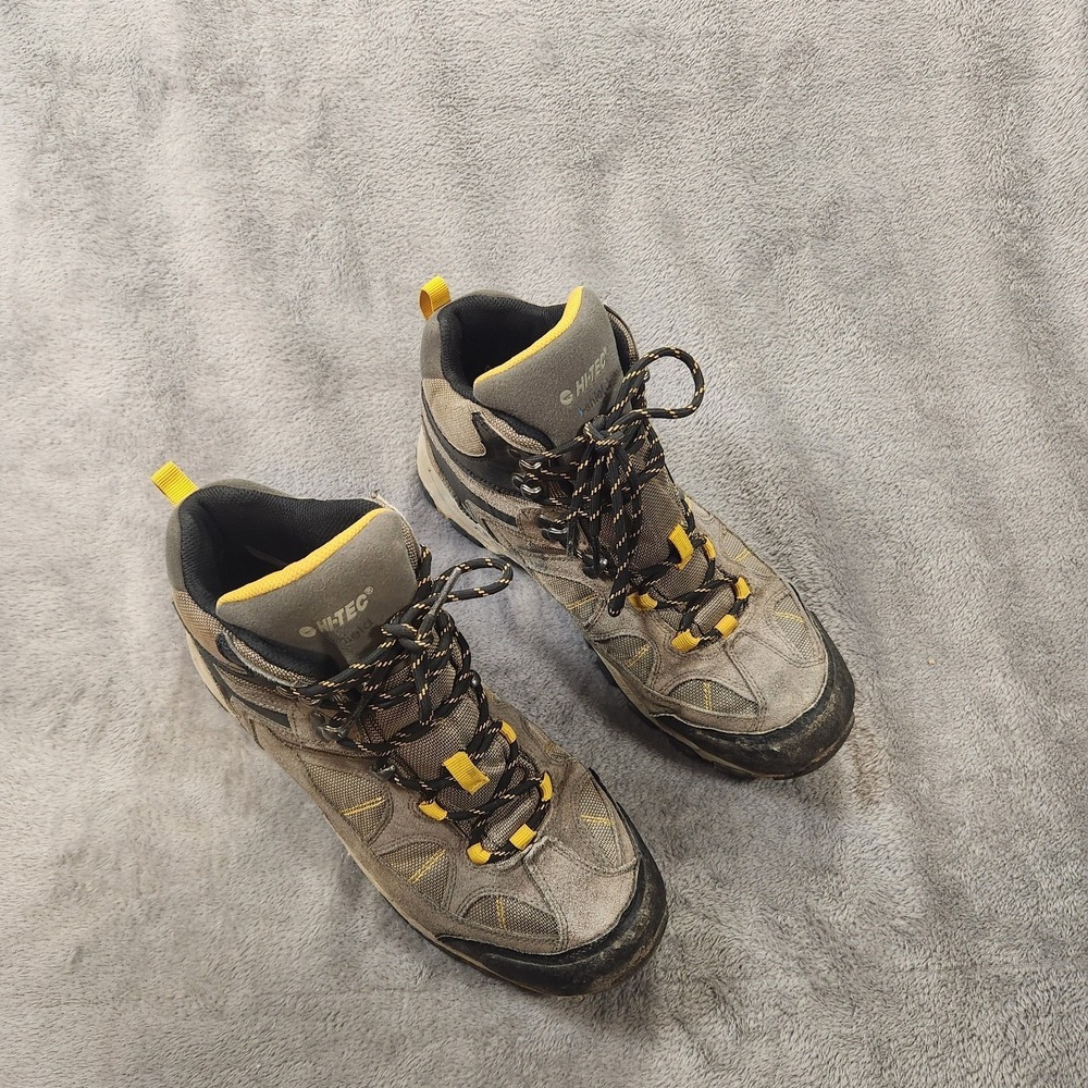 Hi-Tec Boots Mens 10.5 Gray Altitude Lite Waterproof Hiking Hi Tec Gorpcore - Picture 7 of 11